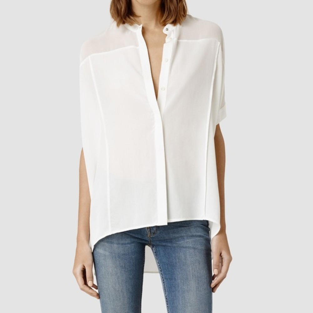 All Saints Silk Shirt